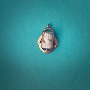 Antique Cameo Pendant for Necklace